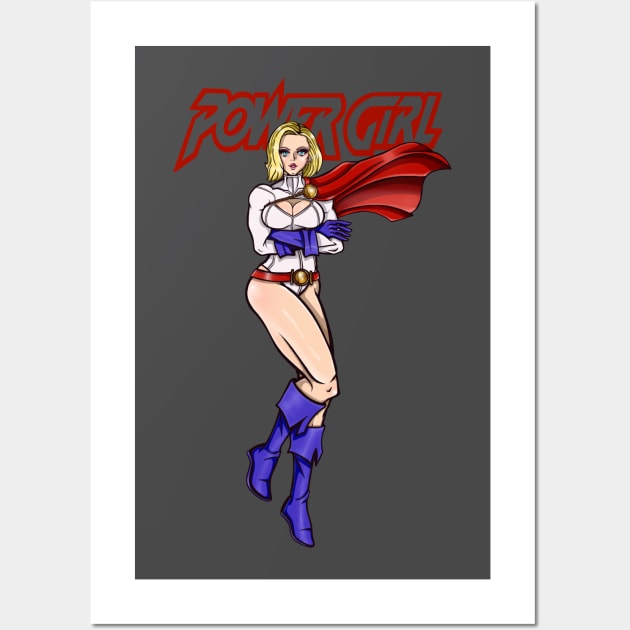 Power Girl!!! Wall Art by MauryAraya316